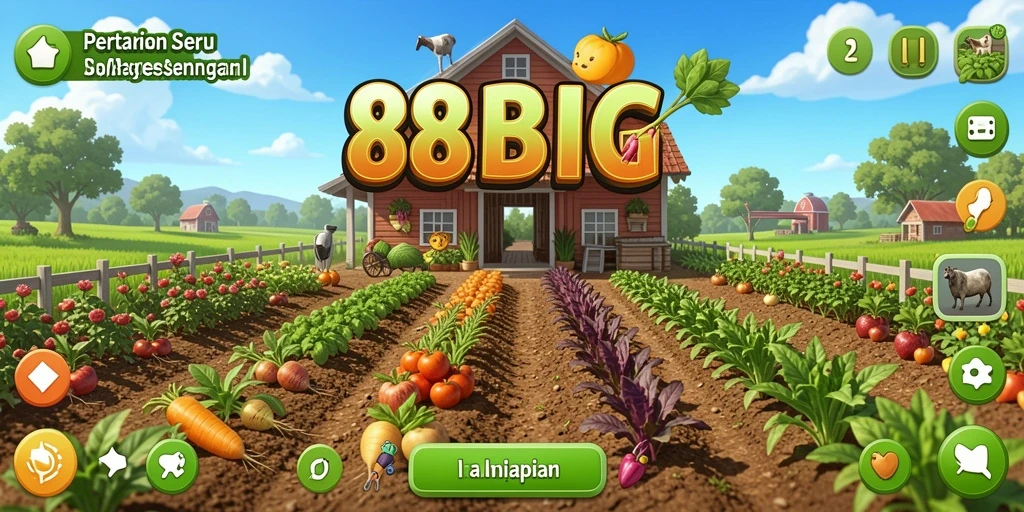 Gameplay menarik di 88BIG yang menunjukkan pengalaman pertanian.