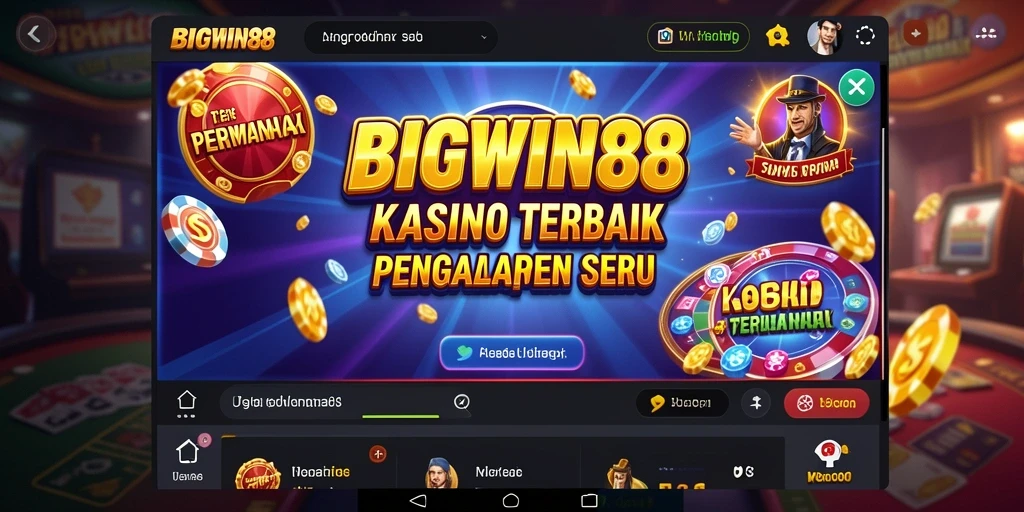 Tangkapan layar gameplay seru dari BIGWIN88 di Kasino.