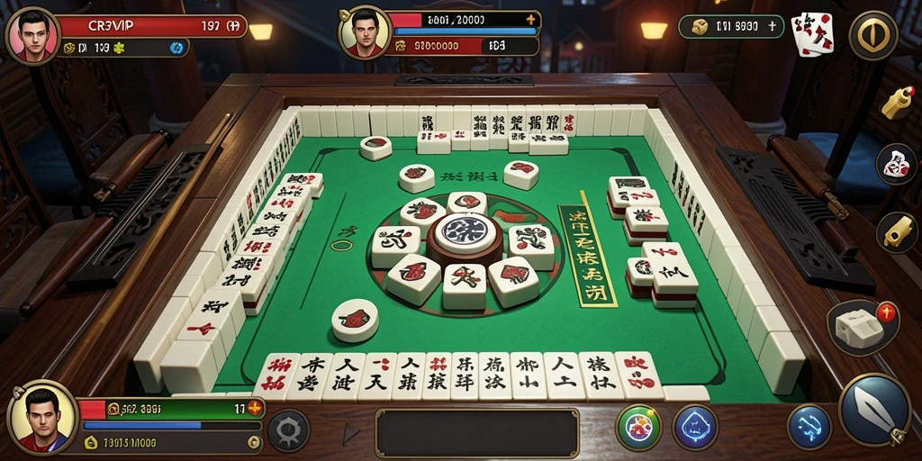 Tampilan gameplay menarik dari CR7VIP dengan level Mahjong yang menantang.