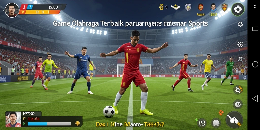 Screenshot HPTOTO memperlihatkan momen intens dalam pertandingan olahraga.