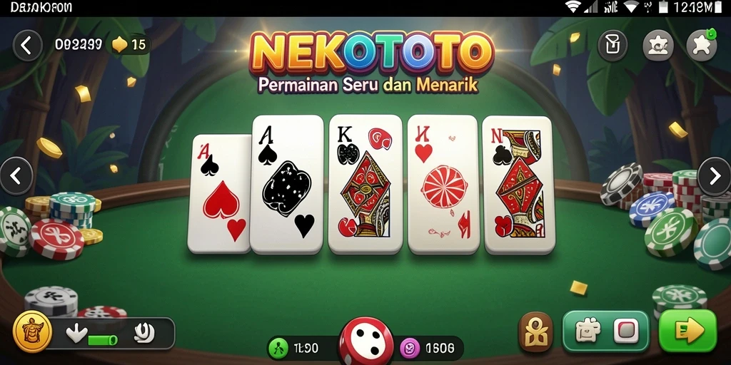Screenshot gameplay seru NEKOTOTO dengan teman-teman.