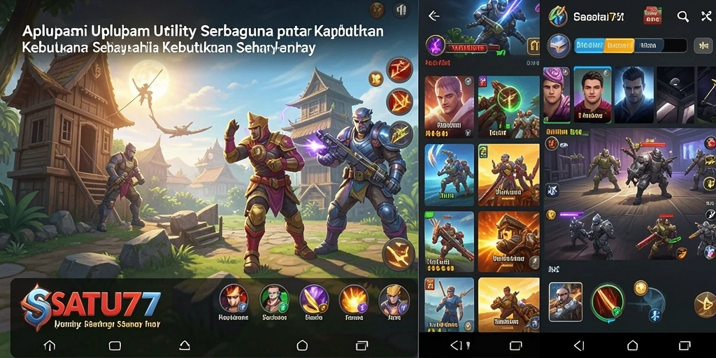 Screenshot utama SATU77 menampilkan fitur catatan dan pengingat yang efisien.
