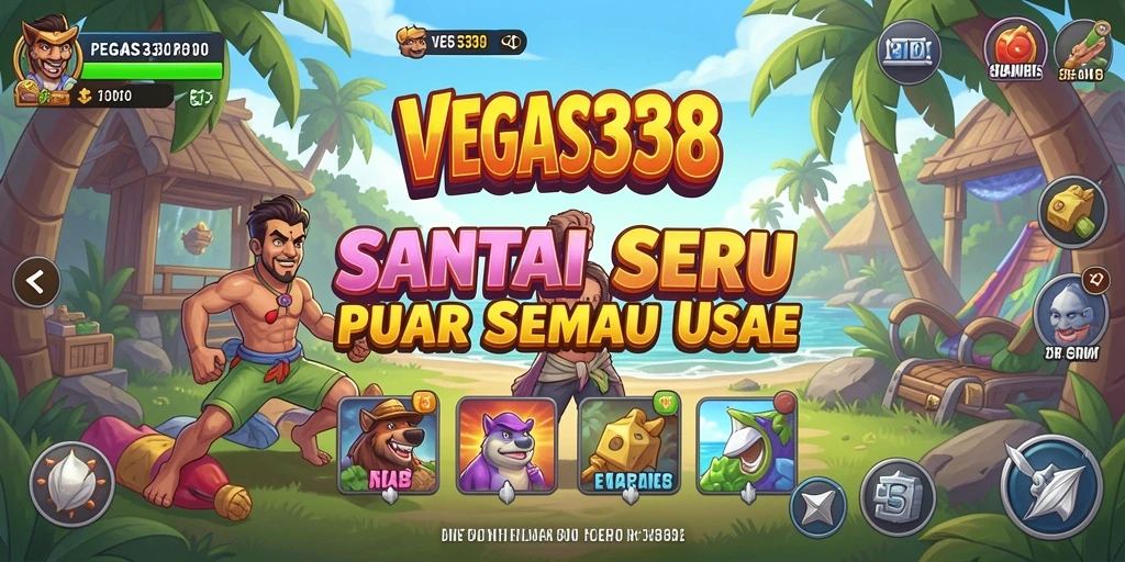 Tampilan permainan <strong>VEGAS338</strong> yang penuh warna dan menghibur.